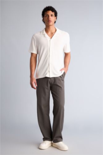 Erkek Koyu Haki Baggy Pantolon