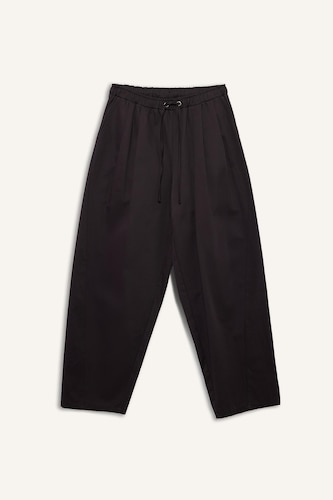 Baggy Fit Regular Waist Gabardine Trousers