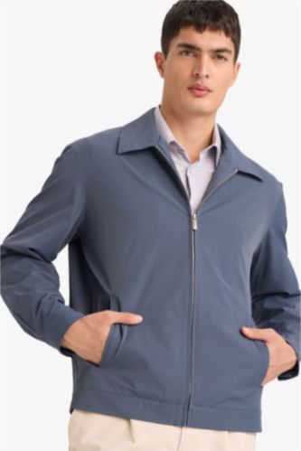 Slim Fit Fermuarlı Mont