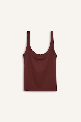 Fitted Rib Tank Top