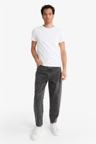 Balloon Fit кең балақты джинс шалбар