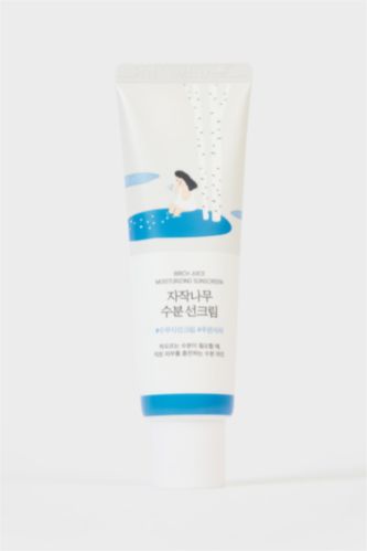 Round Lab Birch Juice Moisturizing Sunscreen SPF50+ PA++++ 50ml-Huş Özlü Nemlendirici güneş kremi (Hassas Ciltler İçin, Beyazlık Bırakmaz)