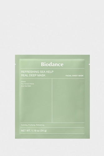 Biodance Refreshing Sea Kelp Real Deep Mask 34gr – Nemlendirici & Canlandırıcı Deniz Yosunu Maskesi