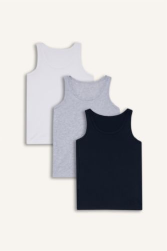 Erkek Çocuk - Genç Erkek Lacivert Erkek Çocuk 3'lü Atlet