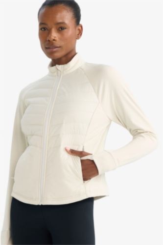 Водоотталкивающая куртка на молнии с воротником-стойкой Slim Fit