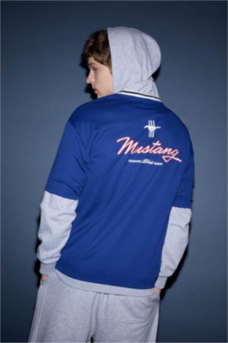 Erkek Saks Ford Motor Company Loose Fıt Tişört