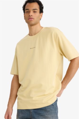 Boxy Fit Crew Neck Short Sleeve T-Shirt