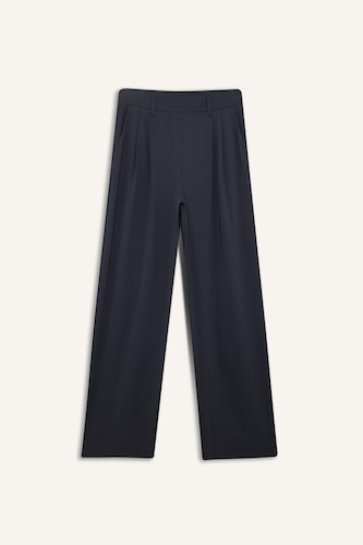 Wide Leg Ankle Length Trousers