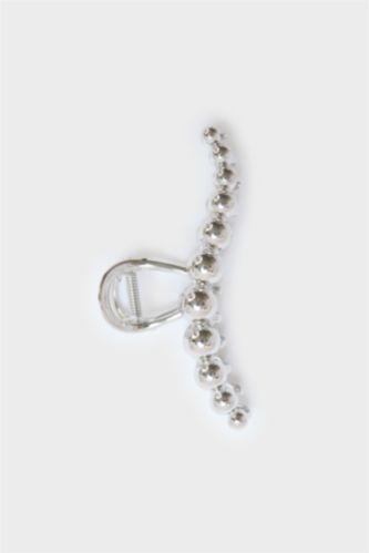 Kadın Silver Mandal Toka