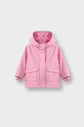 Baby Girl Hooded Waterproof Puffer Jacket