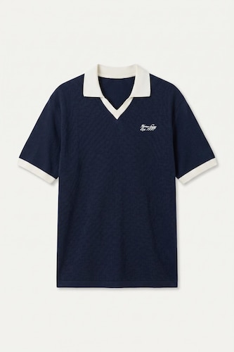 Boxy Fit Short Sleeve Polo T-Shirt