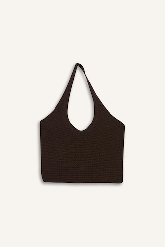 Slim Fit Dar Kesim Halter Yaka Triko Atlet