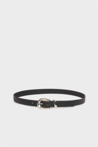 Kadın Suni Deri Jean Kemeri