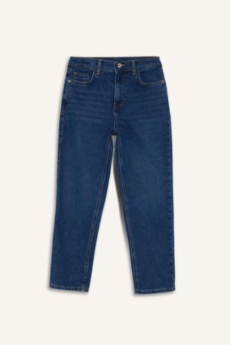 Erkek Çocuk Straight Fit Düz Paça Jean Pantolon