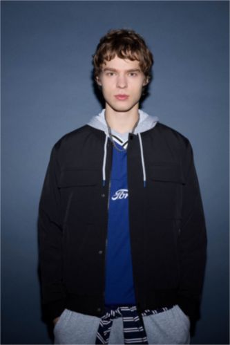 Водонепроницаемая куртка с колледж-воротником Regular Fit