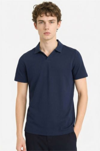 MAN NAVY Regular Fit Short Sleeve Polo T-Shirt