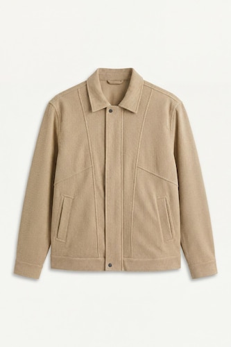 Regular Fit Polo Collar Jacket