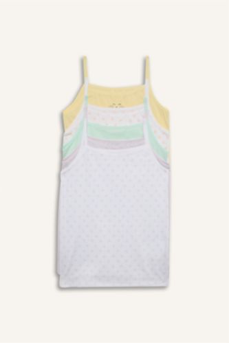 Kız Çocuk - Genç Kız Açık Sarı 5'Li Atlet Kız Çocuk