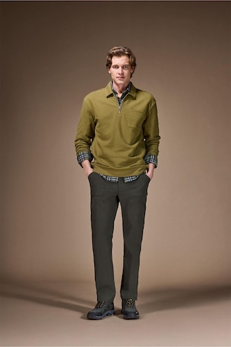HOMME Kaki Coupe Régulière