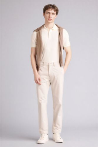 MAN Stone Pocketed Basic Trousers