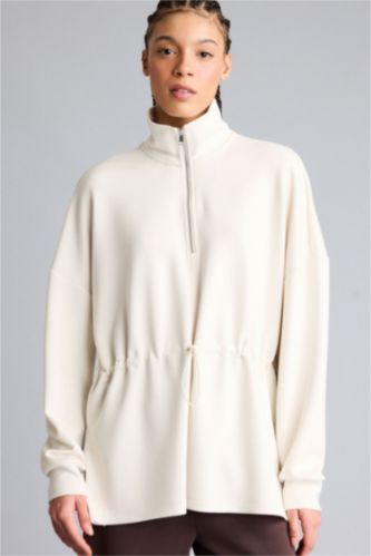 ұзын пішім биік жаға Свитер