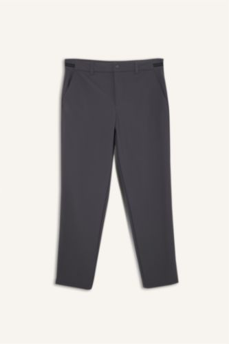 Standart Fit Düz Paça Pantolon