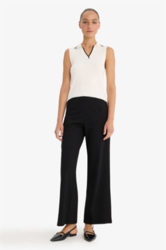 Straight Fit Trousers
