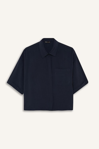 Loose Fit Modal Short Sleeve Shirt