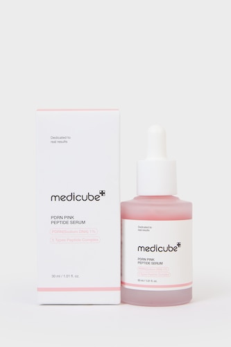 Medicube PDRN Pink Peptide Serum 30ml – Fine Line Preventive & Elasticity Enhancing Skin Serum