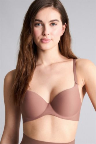 WOMAN Light Brown Underwired Semi-Padded Bra
