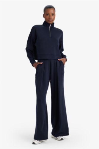 بنطرون بجامة رياضي وايد ليج برجل واسع