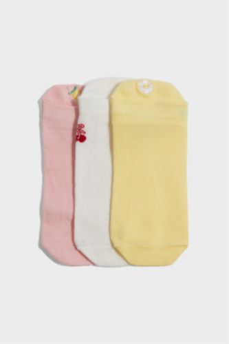 Girl Striped 3 piece Short Socks