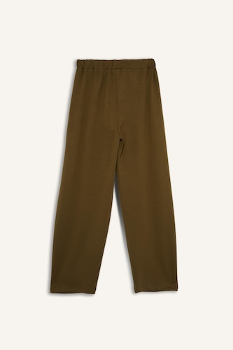 Barrel Fit Straight Leg Trousers