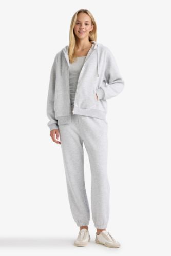 Jogger Fit Basic Thick Fabric Sweatpants