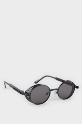 DCEY x DeFacto Kadın Metal Çerçeveli Yuvarlak Cam Güneş Gözlüğü