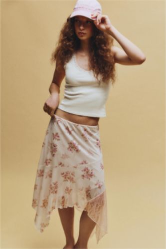 Kadın Açık Pembe Kadın Pamuklu Bucket Şapka