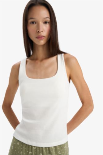 İçi Sütyen Kaplı Atlet-Fall in Love Loungewear