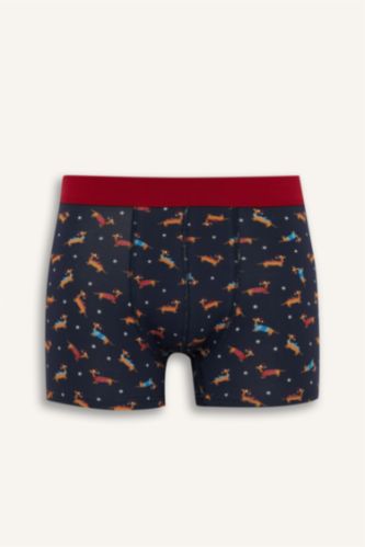 Yılbaşı Temalı Regular Fit Boxer