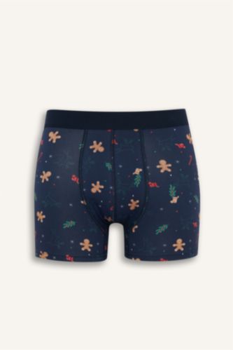 Yılbaşı Temalı Regular Fit Boxer