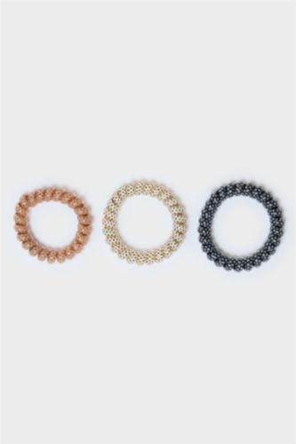 Kadın 3'lü Spiral Lastik Toka