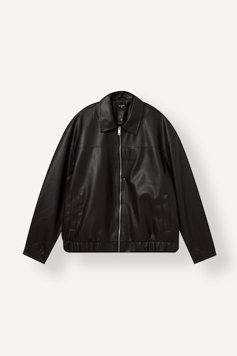 Oversize Suni Deri Ceket