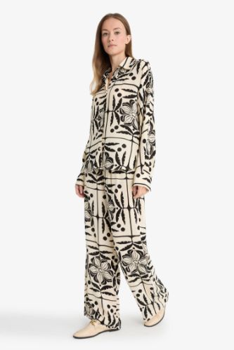 Pantalon Viscose Froissée