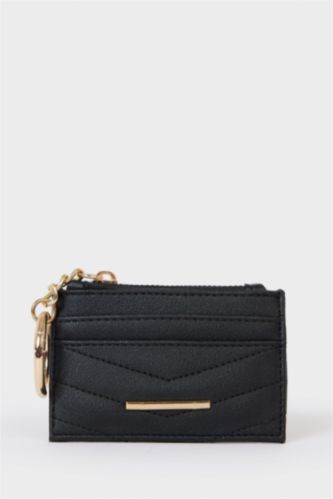 Kadın Kapitone Suni Deri Kartlık