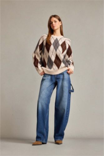 Baggy Fit Jean Pantolon