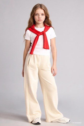 Girl Wide Leg Sweatpants