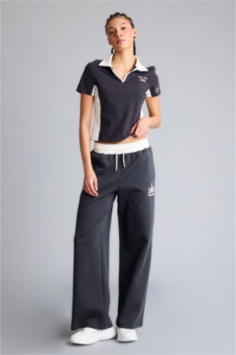 Женщины Антрацит Брюки NBA Miami Heat Straight Fit стандартной длины с карманами и прямыми штанинами