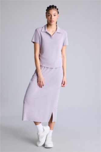 Женщины Бордовый Юбка из модала Standard Fit