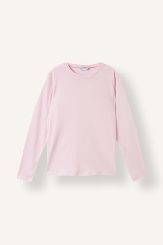Girl Regular Fit Crew Neck Basic T-Shirt
