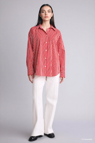 Wide Leg Wide Leg Zipper Pocket Gabardine Trousers
