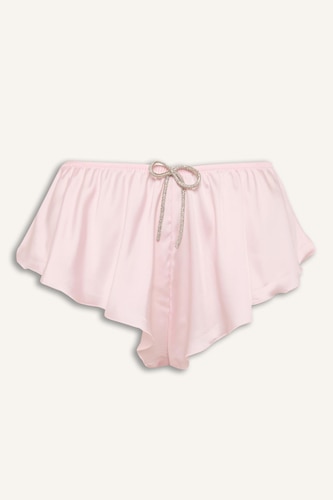 Regular Fit Saten Pijama Alt